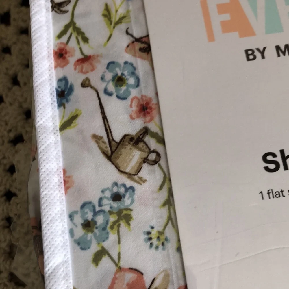 Martha Stewart Everyday Garden Print Queen Sheet Set